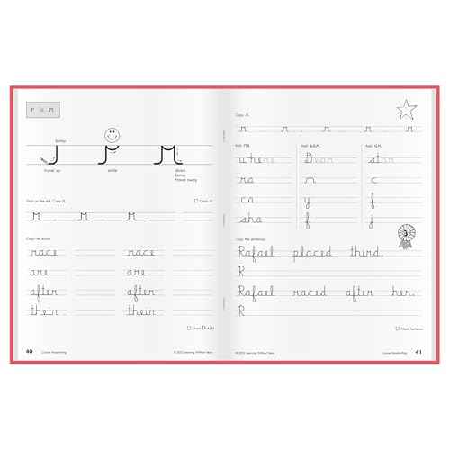 Learning Without Tears Cursive Handwriting Student Workbook, Age 8+, 3rd Grade+, Handwriting Practice, Writing Book, School & Home, Lanugage Arts, Tutoring, Sensory