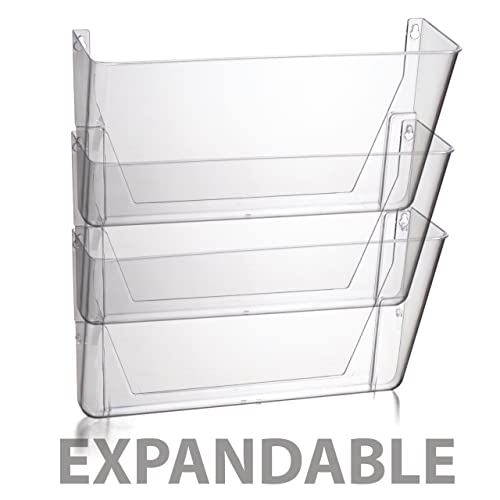 Officemate Wall File Letter Size, Clear (21434)