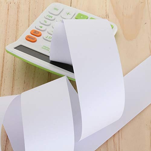 CYEAH 2 1/4" x 98' Thermal Paper Cash Register POS Receipt Paper Credit Card Papers, 24 Rolls Calculator Papers Rolls Premium One Ply Cash Register, Calculator Roll Printing