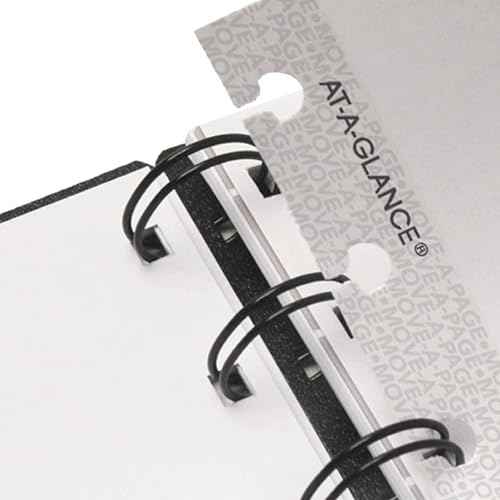 AT-A-GLANCE 2026 Appointment Book Planner, Weekly & Monthly, 8.75" x 11", Large, Move-A-Page, Black (70950E0526)