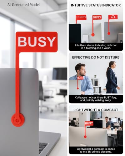 JODUY 3-Pack Office Busy Status Indicator Lights - Do Not Disturb Desk Signs