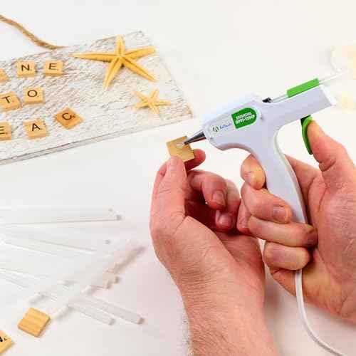 AdTech Mini Artistick 4" High Performance Stringless Hot Glue Sticks - 30 Sticks, Hi-Temp, Strong Bonding for Crafts, Repairs, and DIY Projects