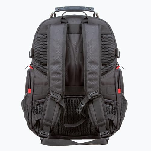 OPACK Extra Large Backpack,TSA Friendly Durable Travel Backpack with USB Charging Port/Headphones Hole, Anti theft&Secure, Water-Resistant Big Business College bag Fits 17" Laptop