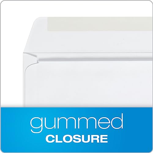 Columbian 6x9 Booklet Envelopes White Gummed Closure 100 Pack