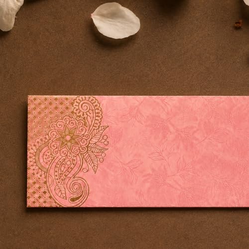 Assorted 25 LoveNspire Paisley Money Envelopes for Indian Weddings & Festive Gifts