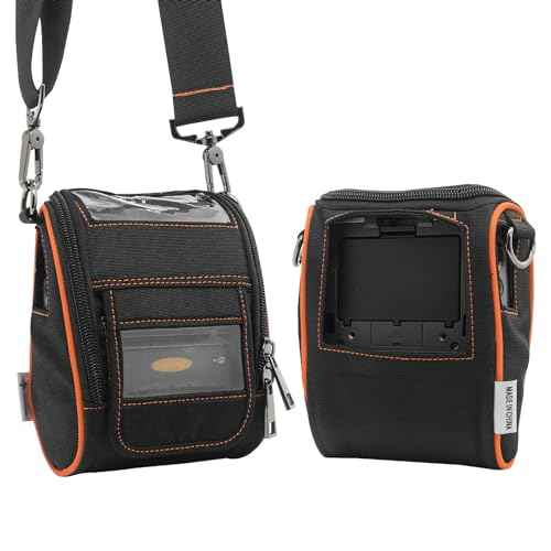 Carrying Case for Zebra ZQ510 & ZQ511 - Portable Thermal Label Printer Bag with Shoulder Strap and Belt Clip, Easy Transport and Protection, Convenient Label Access