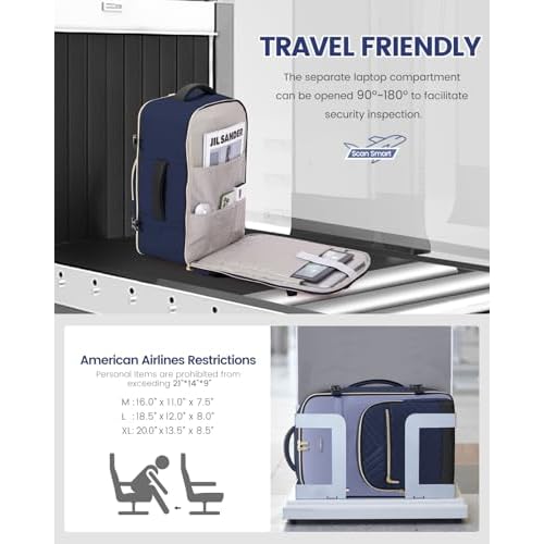 LOVEVOOK Travel Backpack for Women,40L Carry On Backpack for Airplanes,17.3 Inch Laptop Personal Item Travel Bag