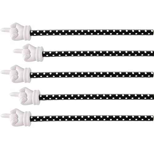 Teacher Created Resources Black Polka Dots Hand Pointer, Pack of 5