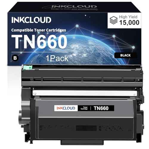Compatible TN 660 DR630 Drum and powder in one 15000 Pages Replacement for Brother TN660 TN630 DR630 Toner Cartridge &Drum Unit Work with HL-L2300D HL-L2360DW DCP-L2520DW MFC-L2700DW MFC-L2740DW Black