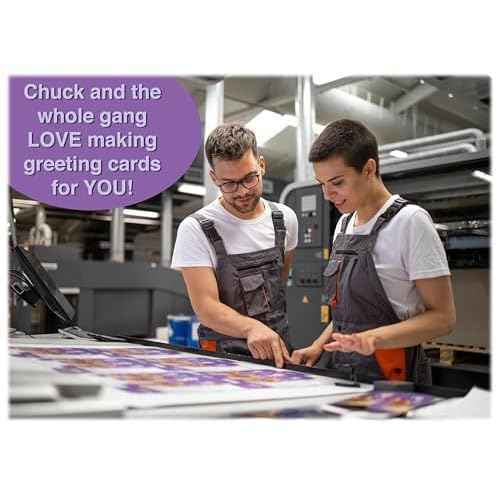 Chuck's Card-O-Rama - Birthday Card For Grandson - Made in USA - Excellent Card Stock, Envelope Included - 5" x 7.75" - Packaged in Extra Sturdy Mailer - 95738