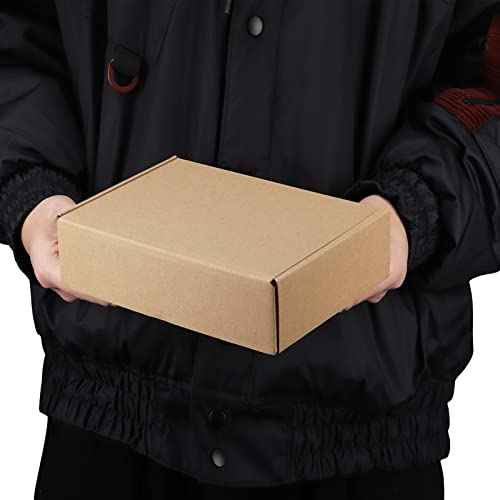 PHAREGE 9x6x2 inch Shipping Boxes Bulk 50 Pack Brown, Tab Lock Tuck Top Mailer Boxes for Packaging Small Business, Small Cardboard Gift Boxes for Wrapping Mailing Present