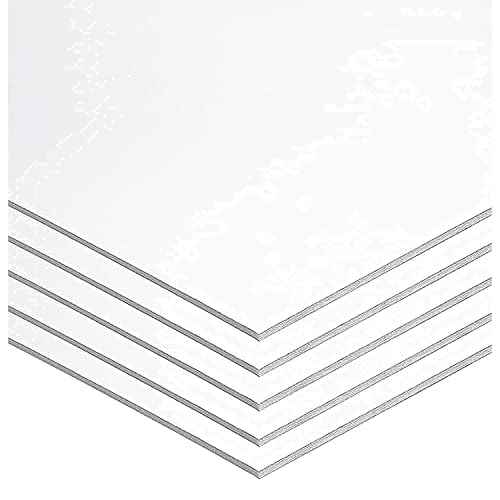 UCreate Foam Board, White, 22" x 28", 5 Sheets
