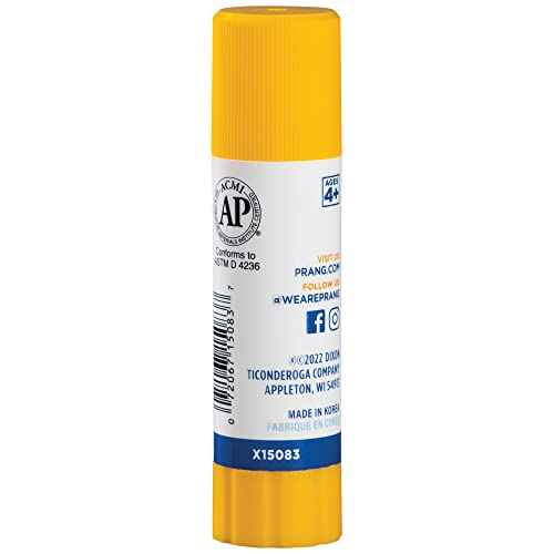 Prang Washable Glue Stick, Clear, 28 Oz., 60 Count