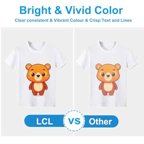 LCL Compatible 4x140ml T49M Autofill Sublimation Ink Replacement for SureColor F170 F570 Dye-Sublimation Printer (T49M1 T49M2 T49M3 T49M4 4-Pack)