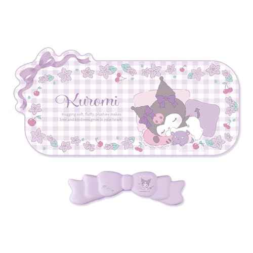 Kawaii Anime Mouse Pad Wrist Rest Support Set - Non-Slip Desk Mat and Memory Foam Bowknot Wrist Rest for Keyboard and Mouse,Perfect for Gaming or Home Office Work - KLM Flower Dream