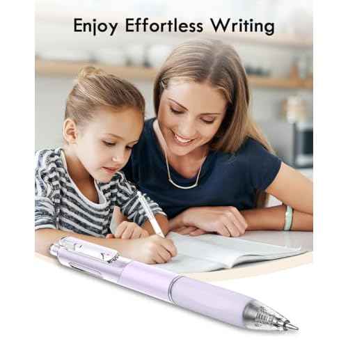 Gel Pens, 6 Pcs 0.7mm Quick Dry Black Ink Pen, Cute Ergonomic Fine Point Smooth Writing Pens, Back to School Office Supplies Fun Aesthetic Pastel Journaling Pen Gifts for Girl Student Women