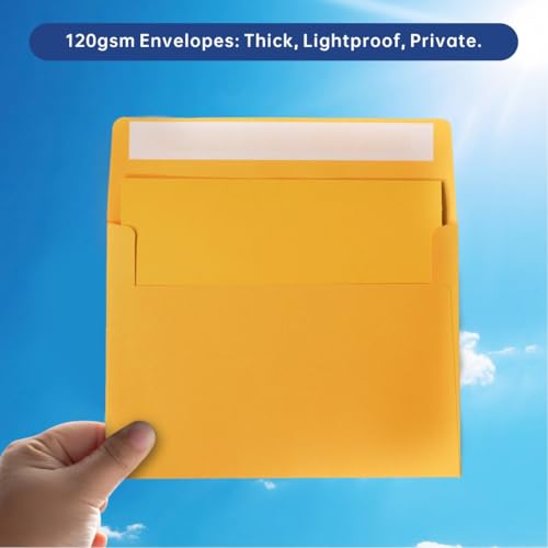 Keketer Multicolor 4x6 Cards & Envelopes Set - 30 Pack A4 Size DIY Stationery