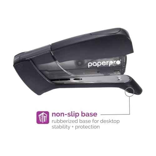 Paper Pro Compact Classic No Effort, One Finger, 80% Easier Staplers - Great for Carpal Tunnel and Arthritis, Assorted (3054)