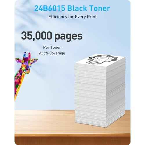 MasaiMara 24B6015 High Capacity Compatible Toner Cartridges Replacement for Lexmark XM5163 XM5170 XM5263 M5155 M5163 M5170 Printer (Black, 1-Pack)