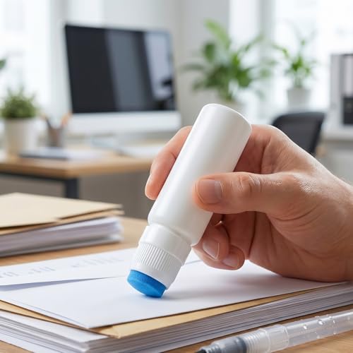 Skrfren Envelope Moistener Set - 6 Pack Water-Based Sealers with Nylon Brush for Office & Home