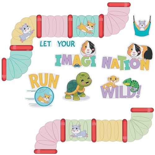 Fun Express Classroom Pets Wall Statement Piece - 20 Pc