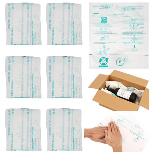 Foam Bag For Shipping, 6PCS 20"x24" Expanding shipping Instant Pack