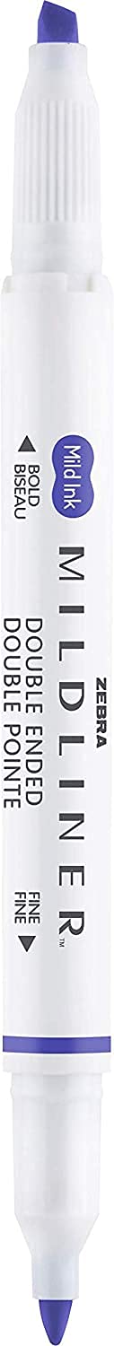 Zebra Pen Mildliner Double-Ended Highlighter Set, Broad and Fine Point Tips, Ideal for Bible Highlighting, No Bleed, 30 Pastel and Neutral ink Colors, Pack of 30