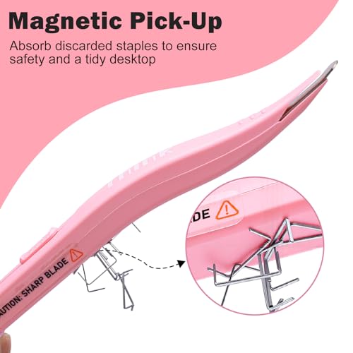 2-in-1 Magnetic Staple Remover with Retractable Blade – ThinkLearn (5 Pack)