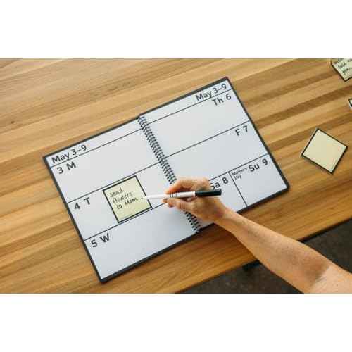 2026 EZ2See¢ç Weekly Planner Calendar - Daily Plan Organizer with Large Black Print, Numbers, Borders - High Contrast Appointment Book with Huge Space for Notes, Bold Lines