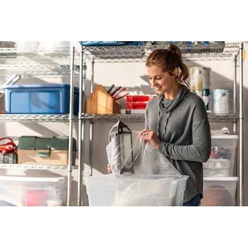 Duck Brand Small Bubble Cushioning Wrap for Moving & Shipping - 175 FT Bubble Packing Wrap for Extra Protection Packaging Boxes & Mailers - Clear Bubble Roll Moving Supplies, Perforated Every 12 IN
