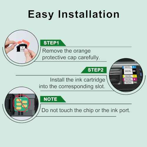 Remanufactured for 302XL 302 Ink Cartridges Multipack (5 Pack) Replacement for Epson 302 XL T302XL Ink Cartridge Work for Epson Expression Premium XP-6100 XP-6000 XP6000 XP6100 Printer (BK/PBK/C/M/Y)
