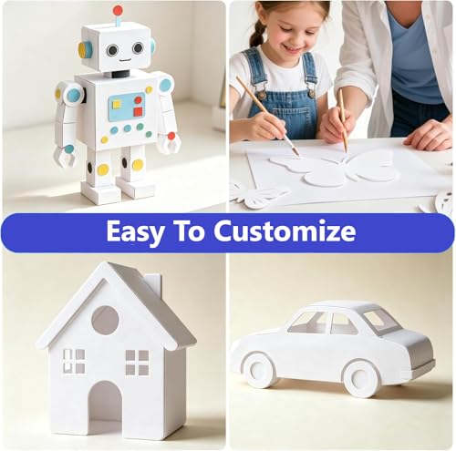 11x14 Inch Acid-Free Foam Boards - 10 Pack, 3/16" Thick for Art & Crafts