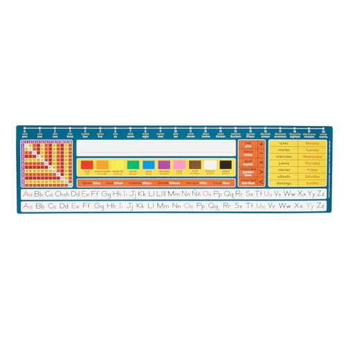 Really Good Stuff Dual Language Desktop Helpers Set of 24 - Spanish & English, Grades 3+