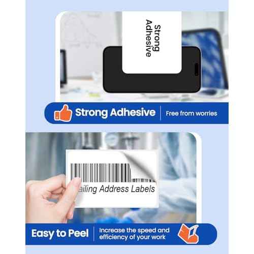 Address Shipping Labels DK-1202 2.4" X 3.9" Replacement for Brother 62 mm x 100 mm Die-Cut Address Labels,Use with QL-800 820NWB 1110NWB QL Label Printers - 12 Rolls/3600 Labels + 1 Frame