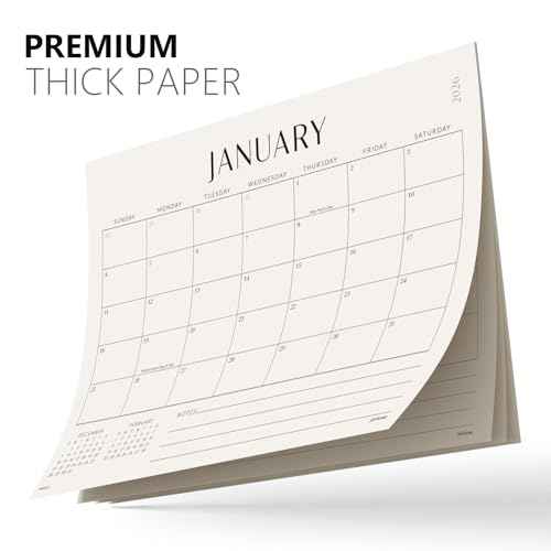 Jotsome Magnetic Calendar for Refrigerator 2025-2026, Monthly Fridge Calendar From Now to December 2026 14x10.5 inch, Easy Planning (Horizontal)