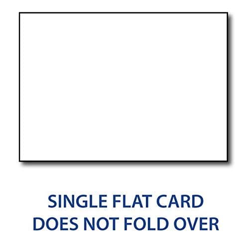 Heavyweight 80lb White 5" X 7" Cards/Invitations/Cardstock Sheets (500 Sheets)