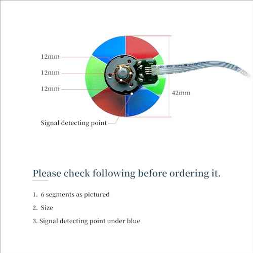 2024 Upgraded Color Wheel for Optoma Projectors HD20, HD220, HD200X etc