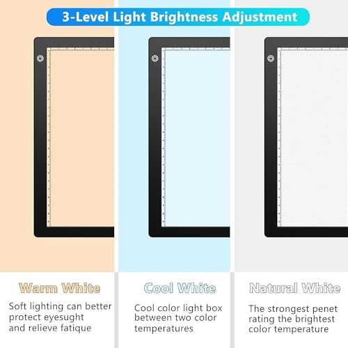 A4 Ultra-Thin Light Box for Slide and Negative Scanning - USB Powered