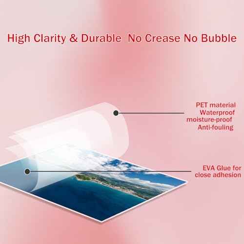 100Pack Legal Size Laminating Sheets 9x14.5inches Thermal Laminating Pouches for Extra Protection 5 Mil Clear Laminator Sheet