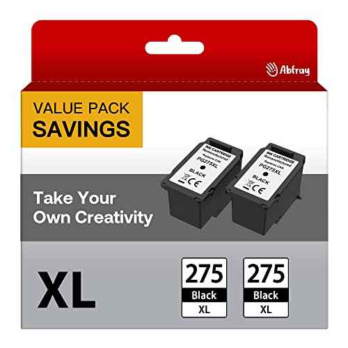PG-275 XL Multi Value Pack Compatible for PIXMA TS3520 TS3522 TR4720 TR4722 Printers,Replacement 275XL High Yield Black Ink Cartridge for Printer¡¦