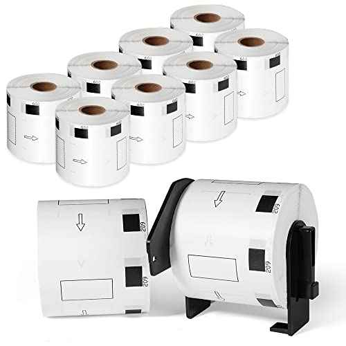 MarkDomain DK-11209 Replace for Brother DK 1209 Label 1.1 in x 2.4 in(62mm x 29mm) White Paper Roll Small Address Label Use with QL-720NW QL-810W QL-820nwb QL-1110NW Printer, 10 Rolls 8000 Labels