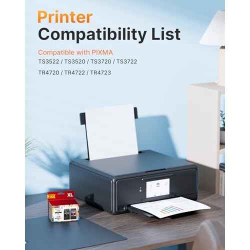 PG-275XL/CL-276XL Ink Cartridge Replacement for Canon 275 and 276 Ink Cartridges for Canon Ink 275 276 for Canon Printers PIXMA TS3520 TS3522 TS3720 TS3722 TR4720 TR4722 TR4723 (2 Pack)