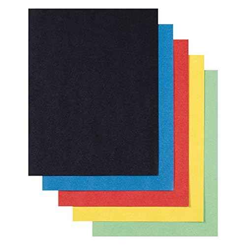 Pacon Super Value Poster Board, 5 Colors May Vary, 22" x 28", 50 Sheets