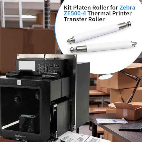 P1046696-072 Kit Platen Roller for Zebra ZE500-4 Thermal Label Printer RH&LH 203dpi 300dpi 4-Inch