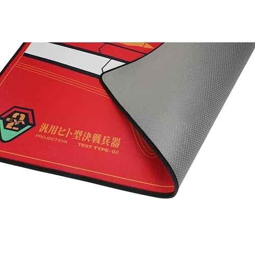 Non-Slip Floor Chair Mat 35"¡¿47" for Evangelion Unit-02 Mech Inspired Design