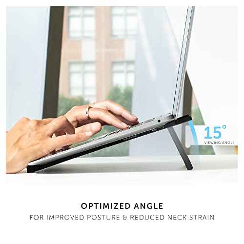Native Union Fold Laptop Stand ? Ultra-Slim Foldable & Portable Laptop Stand ? Ergonomic & Optimized Viewing Angle ? for 13 to 16 Inch MacBooks & Laptops, 10 to 16 Inch iPads & Tablets (Black)