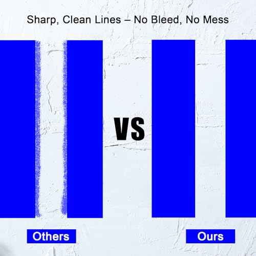 Blue Painters Tape 2 inch Wide (2 Inch x 55 Yards), Multi-Surface Masking Tape for Home Renovation, Clean Removal, No Residue, 6 Rolls