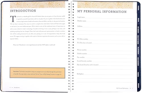 I'm Dead Now What? Planner Hardcover Spiral - Estate & Final Wishes Organizer
