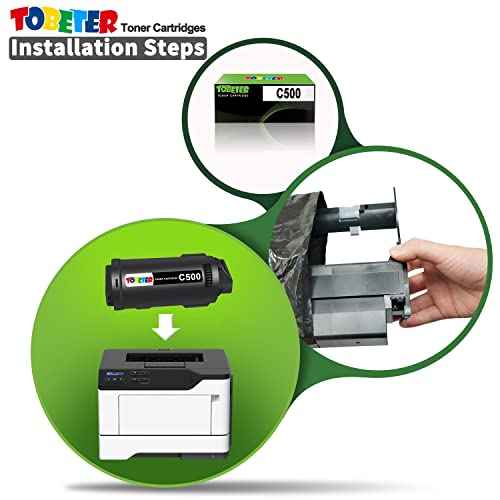 Versalink C500 C505 Toner Black 12.1K Replacement for Xerox C500 C505 Toner for Versalink C500 C500DN C500N C505 C505DN C505N Black Toner Cartridge 106R03869, 12,100 Pages Extra High Capacity
