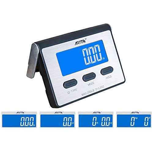 Acteck A-BC200 200LB x 0.2 OZ Digital Heavy Duty Shipping Postal Scale, Stainless Steel